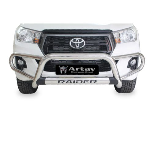 Toyota Hilux Nudge Bar Stainless (Does Not Fit 2020 Facelift Models)