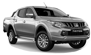 MITSUBISHI TRITON (KJ, KK, KL)  Flanged ball towbar  Wiring Harness Included