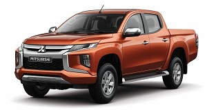 MITSUBISHI TRITON (KJ, KK, KL)  Flanged ball towbar  Wiring Harness Included