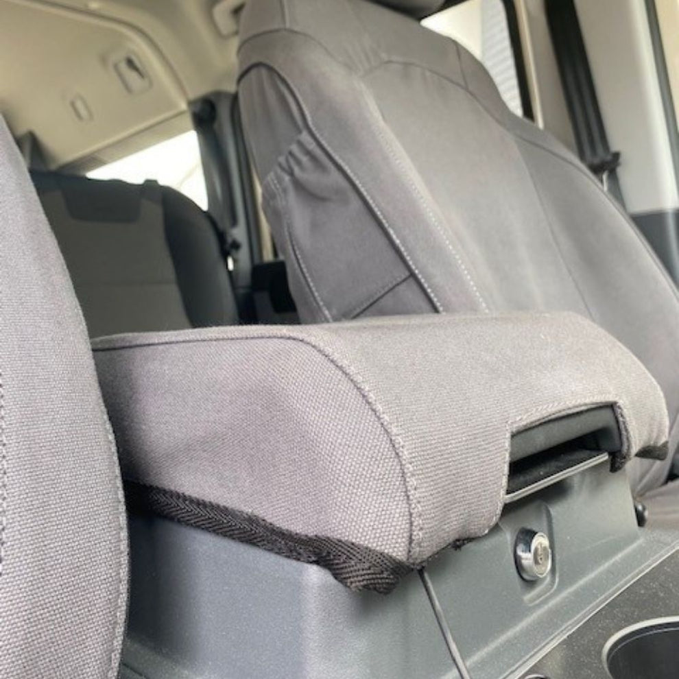"INEOS - GRENADIER (10/2022 - present); 2 fronts with airbags, headrests & centre console; 60/40 rear bench with 3 small headrests (Africa/Euro Spec) - SEAT COVERS"
