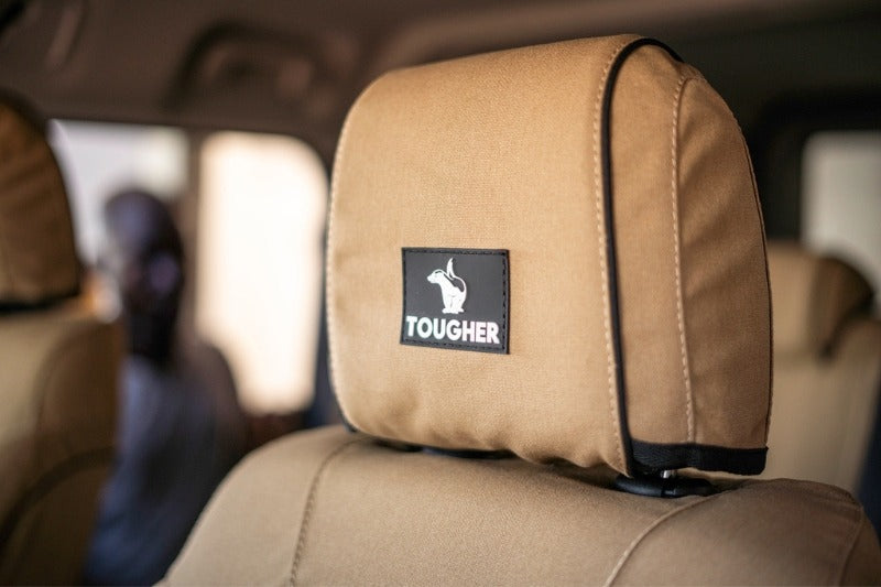 "INEOS - GRENADIER (10/2022 - present); 2 fronts with airbags, headrests & centre console; 60/40 rear bench with 3 small headrests (Africa/Euro Spec) - SEAT COVERS"
