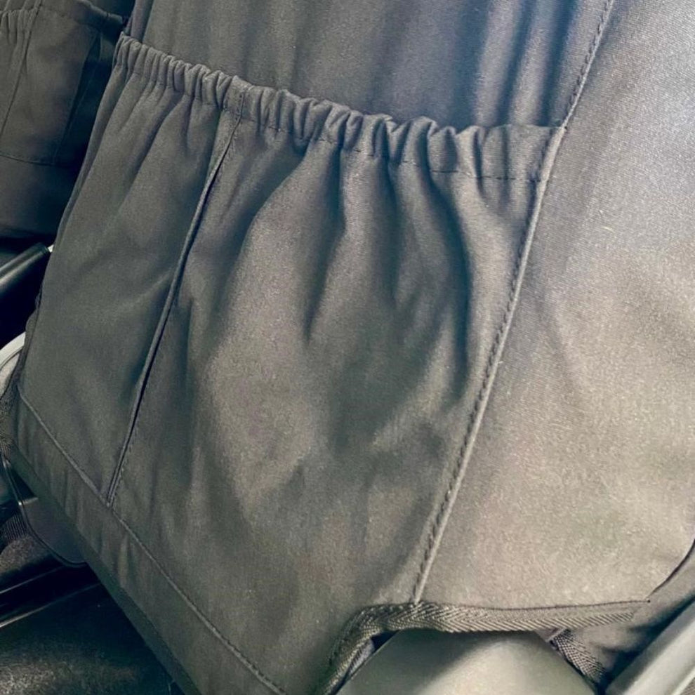 "SUZUKI - JIMNY 3-DOOR GA (11/2018 - present); 2 fronts with/-out airbags & headrests, solid rear bench NB: NO headrests - SEAT COVERS"