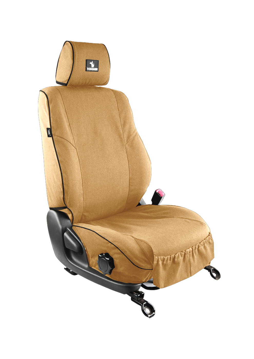 "FORD - RANGER Double Cab Base/XL/XLT (Cloth Seats) (11/2022 to present); 2 fronts with SRS Airbags, headrests & centre console - SEAT COVERS"