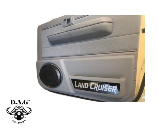 LANDCRUISER FRONT DOOR SPEAKER PANEL WITH POCKET D/C