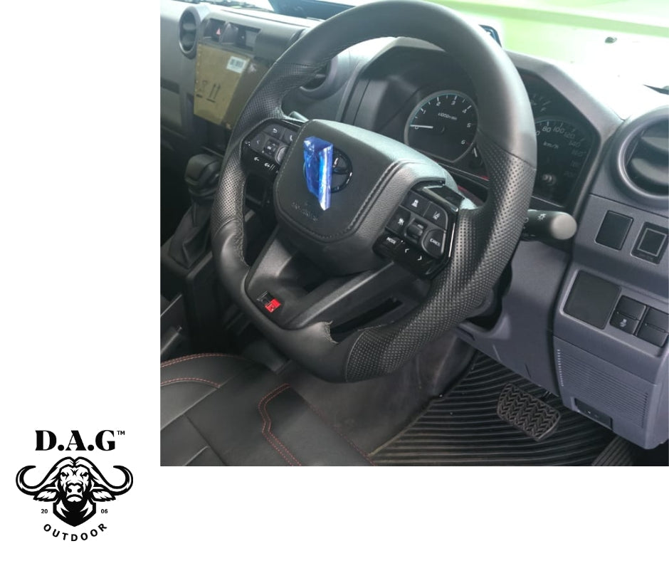Toyota GR300 Steering Wheel Conversion Kit For LC79