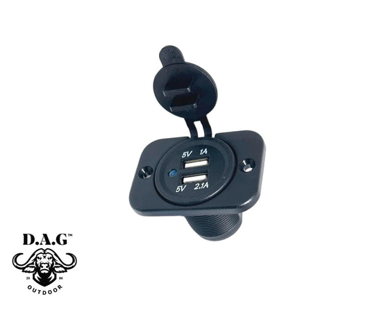 Panel Mount - USB chargers (3.1A)