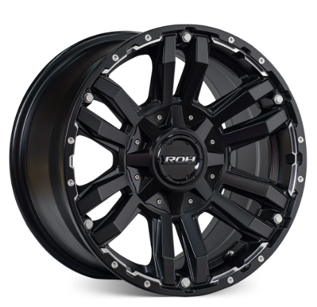 ROH VAPOUR MATT BLACK 17X9-12 5/150