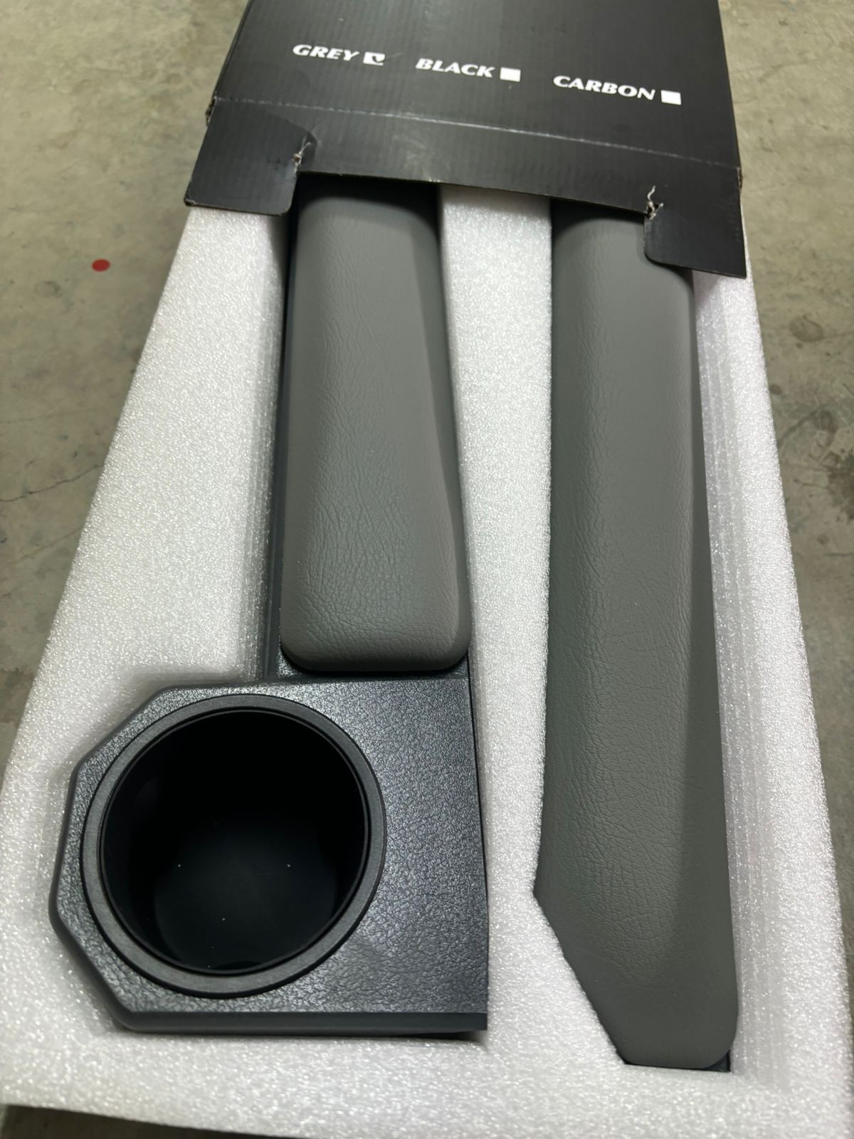 Land Cruiser 79 Series Armrest & Cupholder [Grey] (Magnetic) (1994-Current)