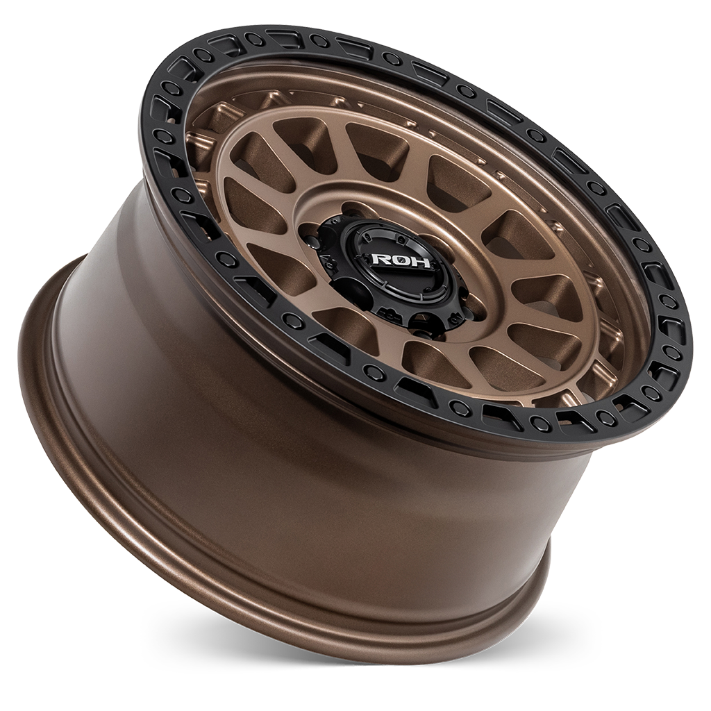 ROH ASSAULT BRONZE CENTRE BLACK LIP 17X9 +12 6/139.7