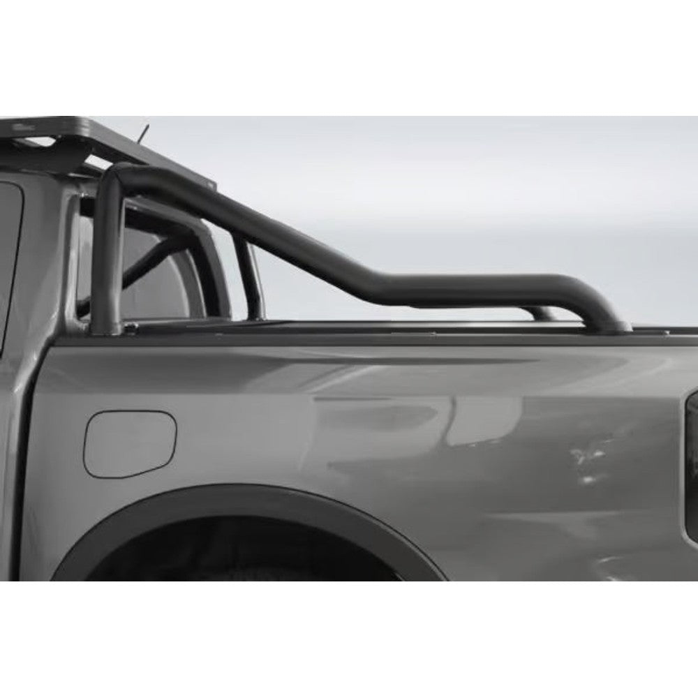 Ford Ranger Next Gen Sweep Back Sports Bar Black - Double Cab Model Only (Fits With Securi Lid M/E And OEM Tonneau Cover) 2023 >