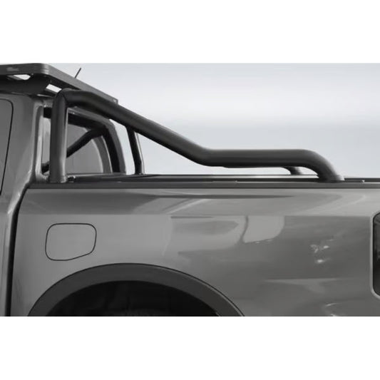 Ford Ranger Next Gen Sweep Back Sports Bar Black - Double Cab Model Only (Fits With Securi Lid M/E And OEM Tonneau Cover) 2023 >