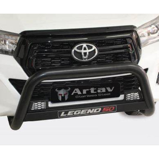 Toyota Hilux Legend 50 Honeycomb Nudge Bar Black 2016 >