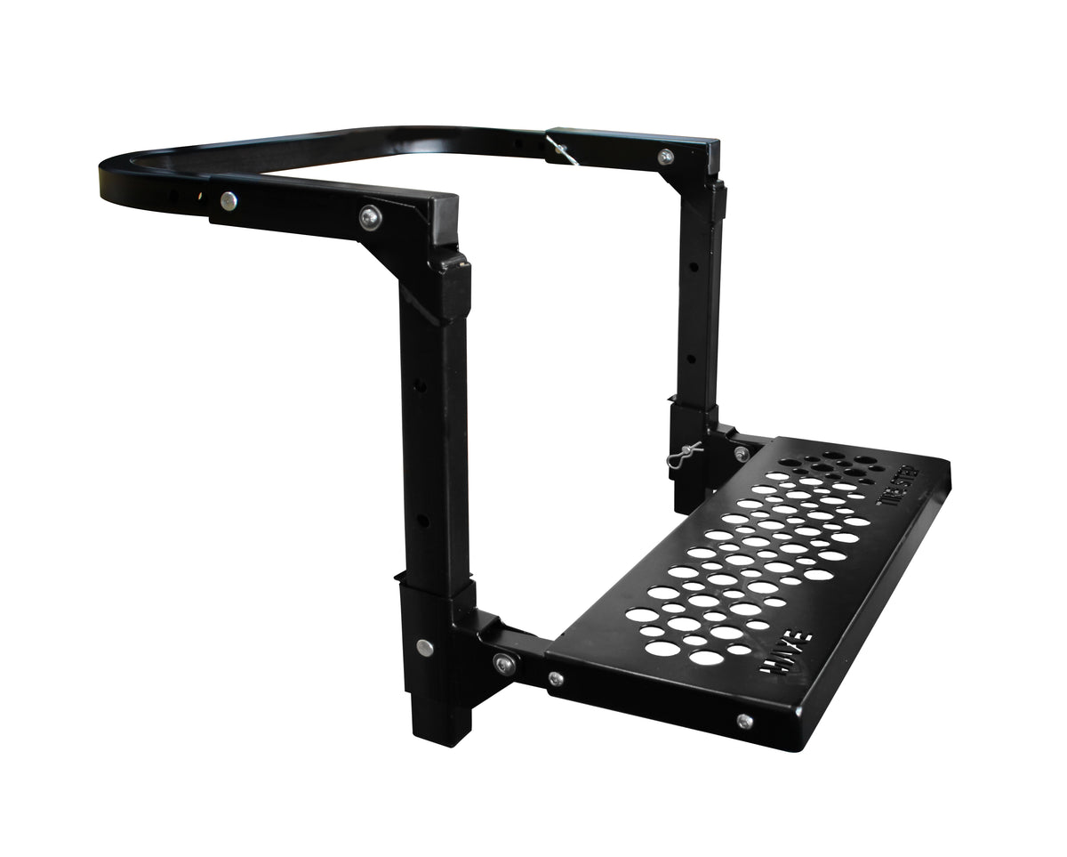 Black Coated Universal Tire-Step