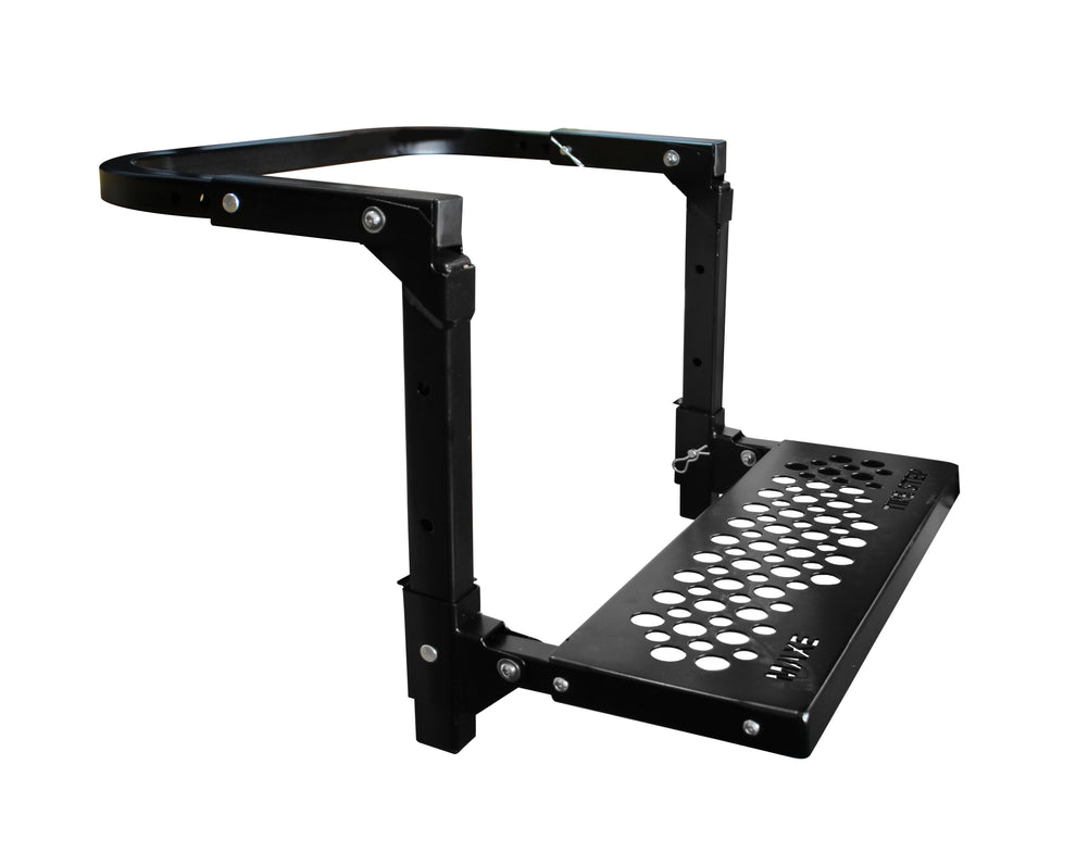 Black Coated Universal Tire-Step