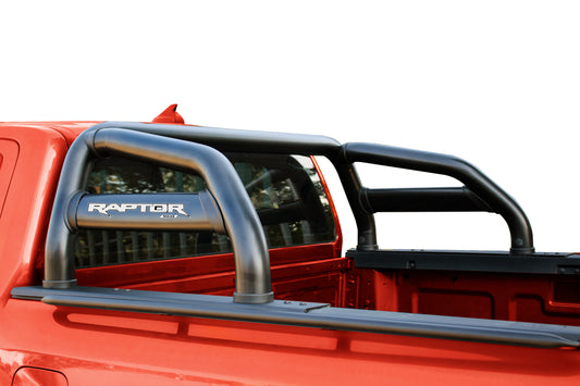 Ranger Raptor P703 Sill Mount Oval Design Sports Bar Black