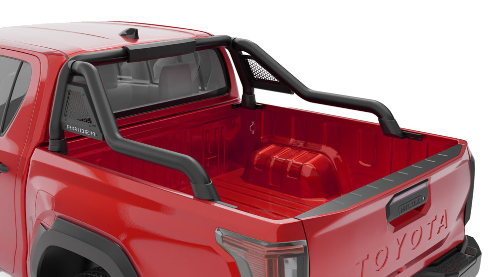 Toyota Raider MY26 Black Long Leg Sports Bar