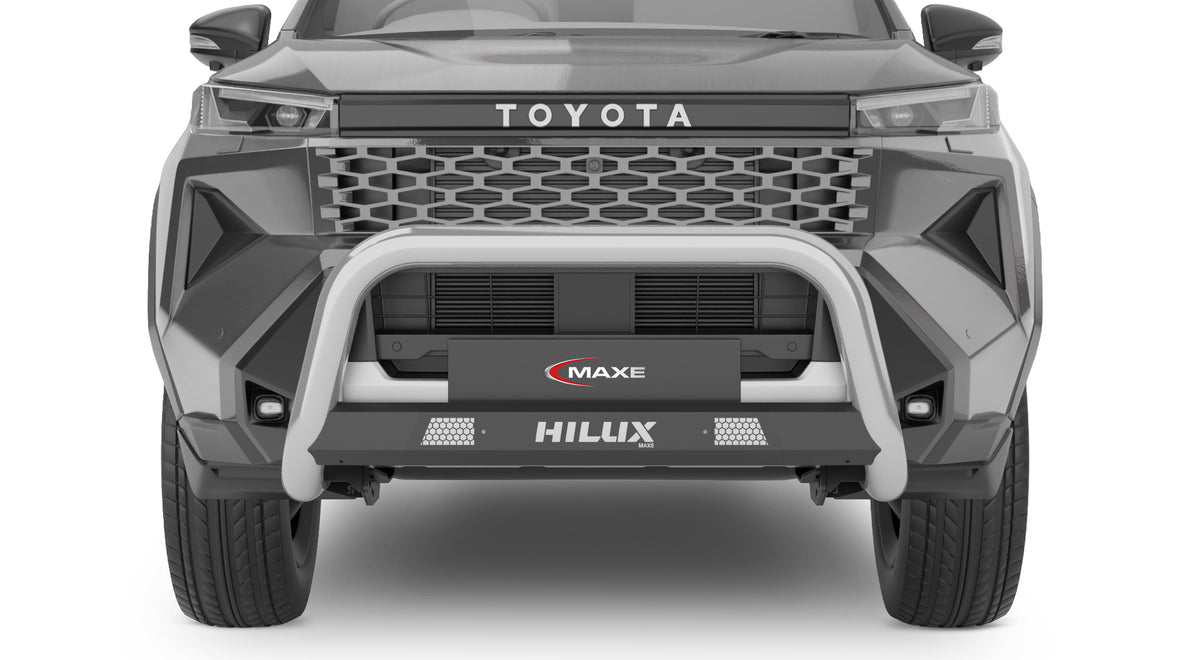 Toyota Hilux MY26 Polished Stainless Steel Nudge Bar