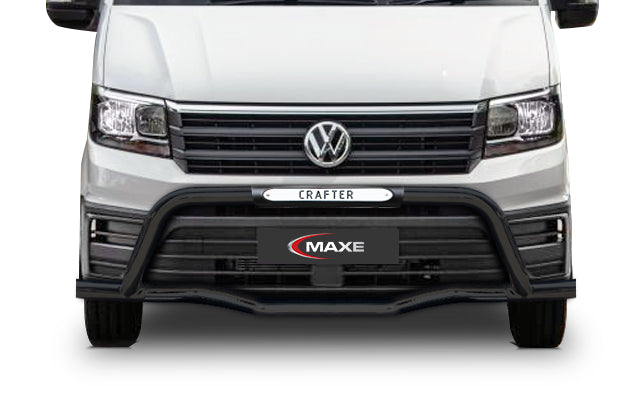 Volkswagen Crafter Black Stainless Steel Nudge Bar