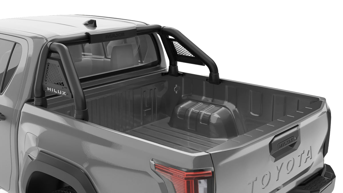 Toyota Hilux MY26 Black Short Leg Sports Bar