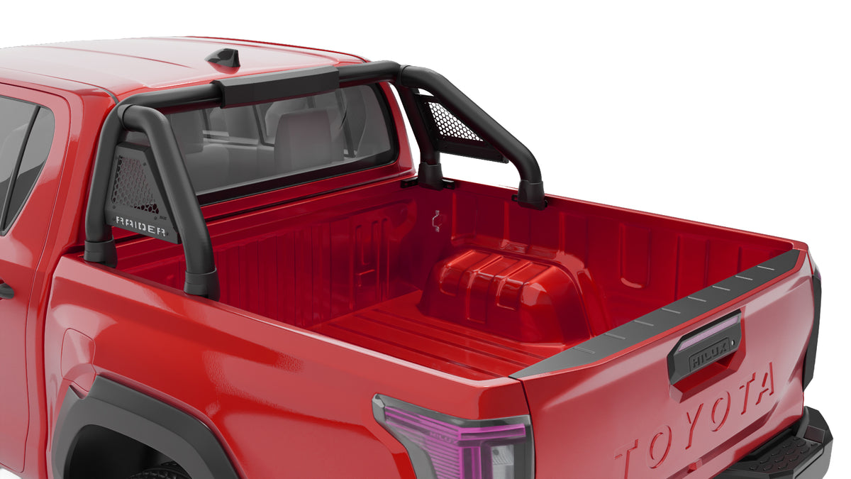 Toyota Raider MY26 Black Short Leg Sports Bar