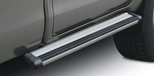 VW Amarok Next Gen MK1 SL Metallic Silver Running Boards S/Cab (2023-Current)