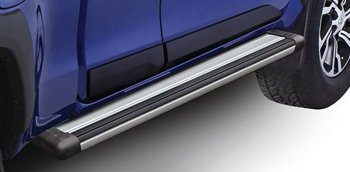 Isuzu D-Max Gen 7 MK1 SL Metallic Silver Running Boards X/Cab (2021-Current)