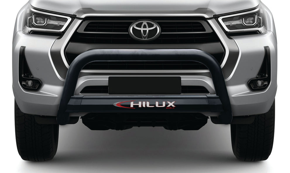 Toyota Hilux GD6 2020 Matt Black Stainless Steel Nudge Bar