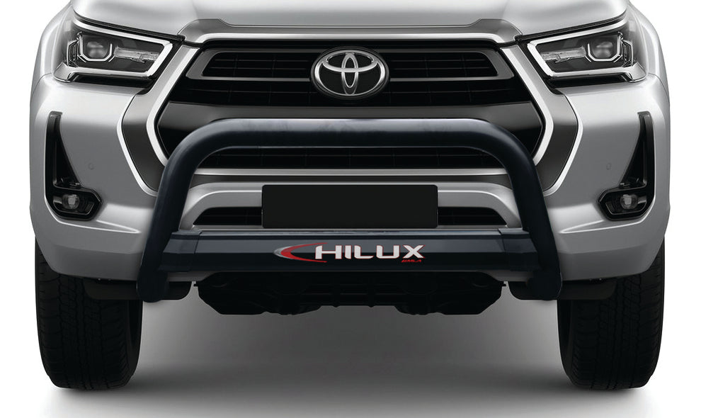Toyota Hilux GD6 2020 Matt Black Stainless Steel Nudge Bar