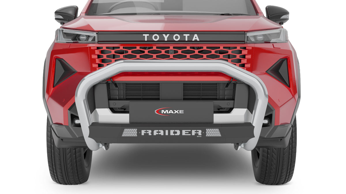 Toyota Raider MY26 Polished Stainless Steel Fleet Nudge Bar (PDC compatible)