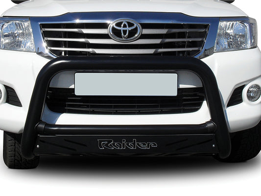 Hilux D4D Black Coated Nudge Bar with Sump Guard. *Excludes fitting kit