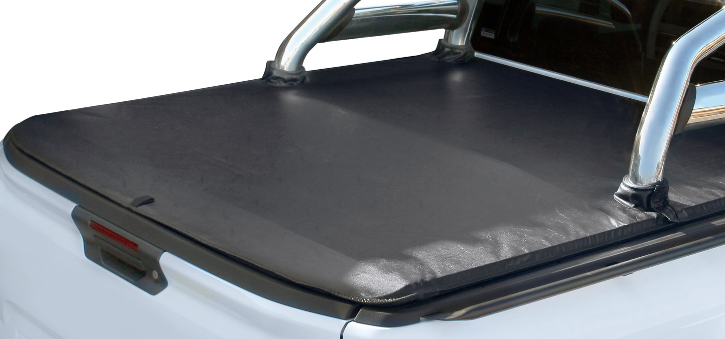 Ford Ranger P703 & Amarok V2 D/cab Tonneau Cover Compatible with base plate mounted sports bar