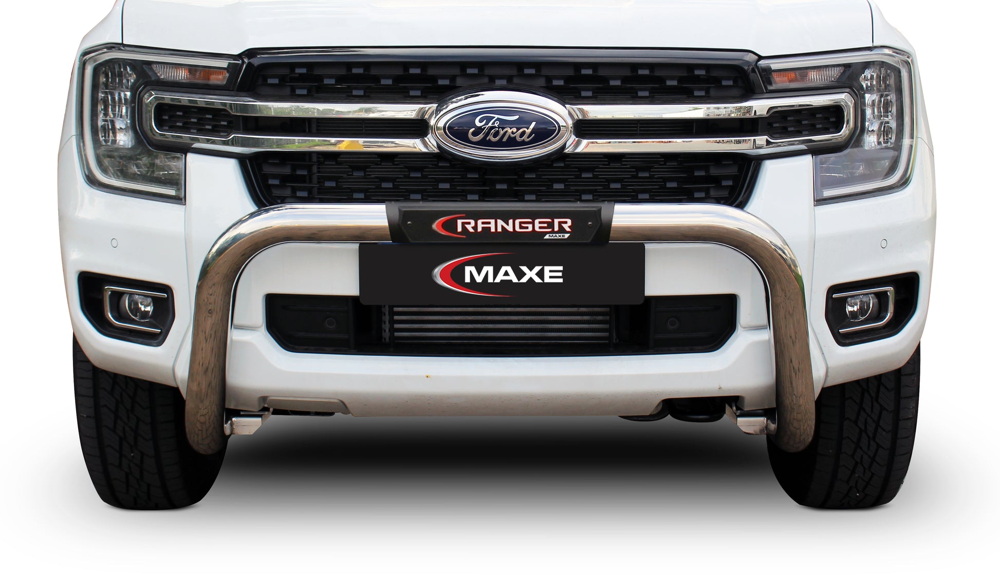 MLA Ranger P703 Polished Stainless Steel PDC Friendly Nudge witth PI Cover - NOT COMPATIBLE WITH VEHICLE FITTED WITH FRONT CAMERA
