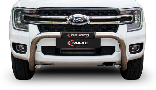 MLA Ranger P703 Polished Stainless Steel PDC Friendly Nudge witth PI Cover - NOT COMPATIBLE WITH VEHICLE FITTED WITH FRONT CAMERA