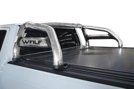 Volkswagen Amarok Next Gen 2023 D/Cab Polished Stainless Steel Roller Cover Compatible Sports Bar