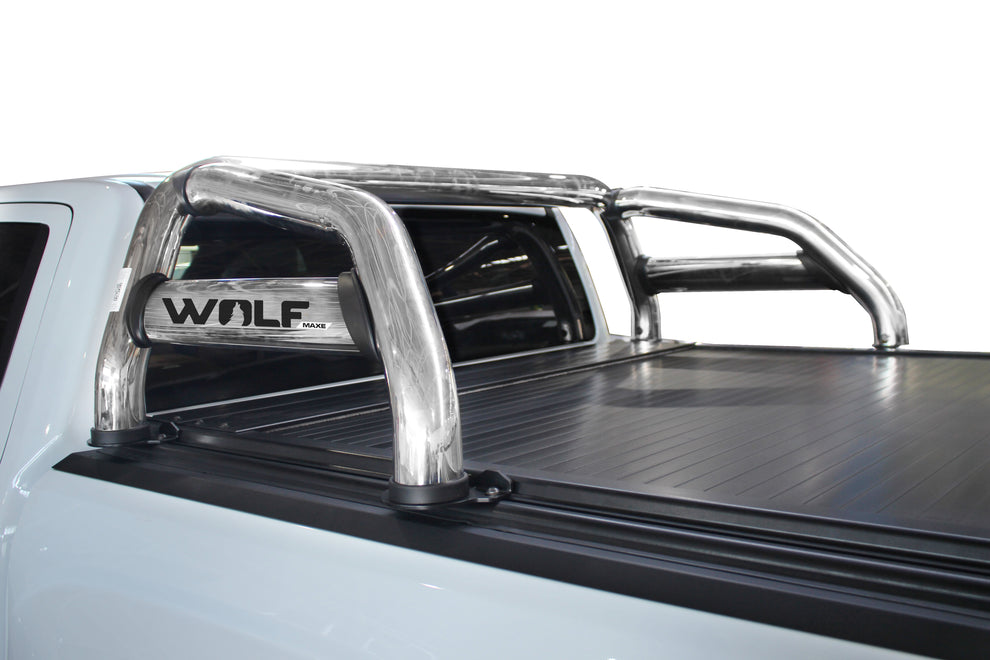 Volkswagen Amarok Next Gen 2023 D/Cab Polished Stainless Steel Roller Cover Compatible Sports Bar