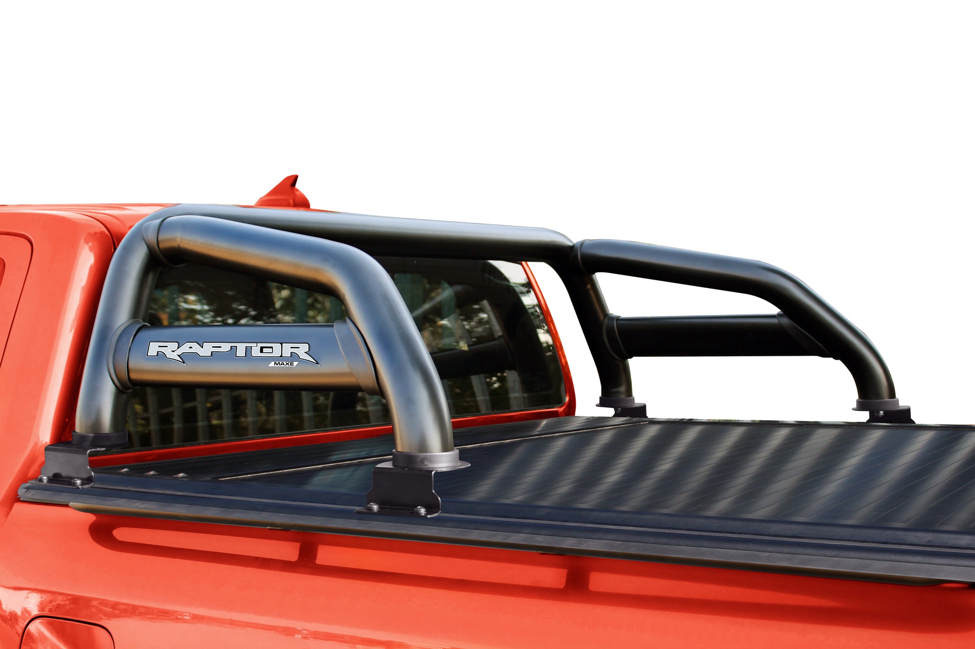 Ford Raptor Next Gen D/Cab Black Stainless Steel Roller Cover Compatible Sports Bar