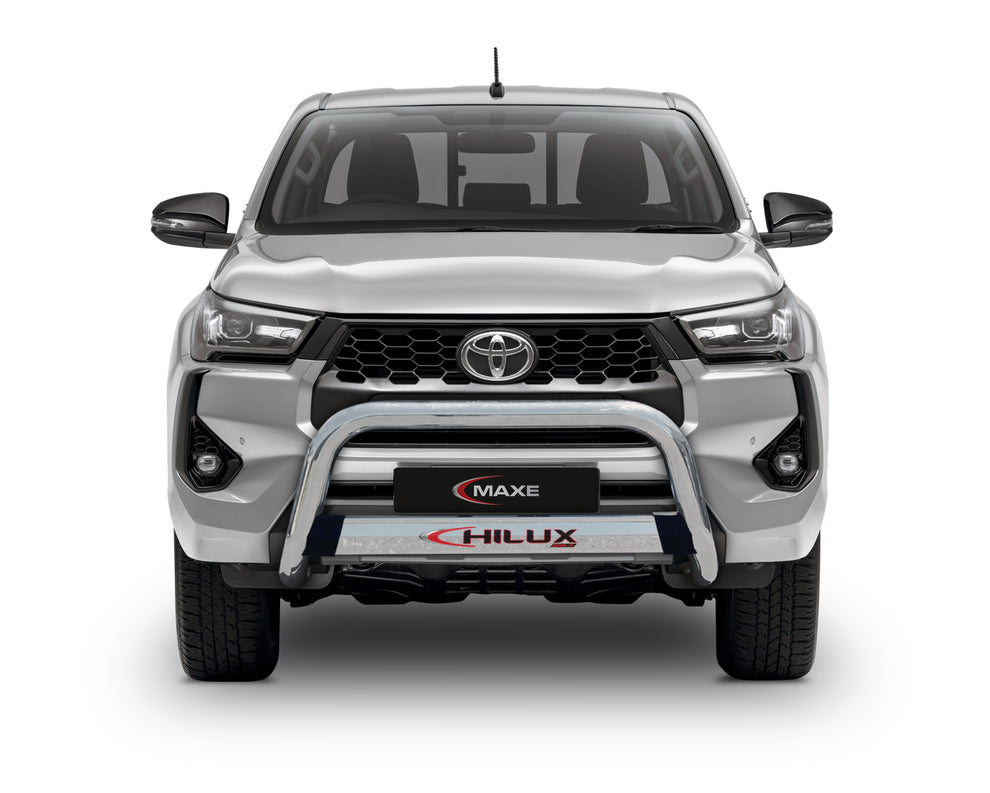 Toyota Hilux GD6 MY2024 Polished Coated PDC Compatible Stainless Steel Nudge Bar