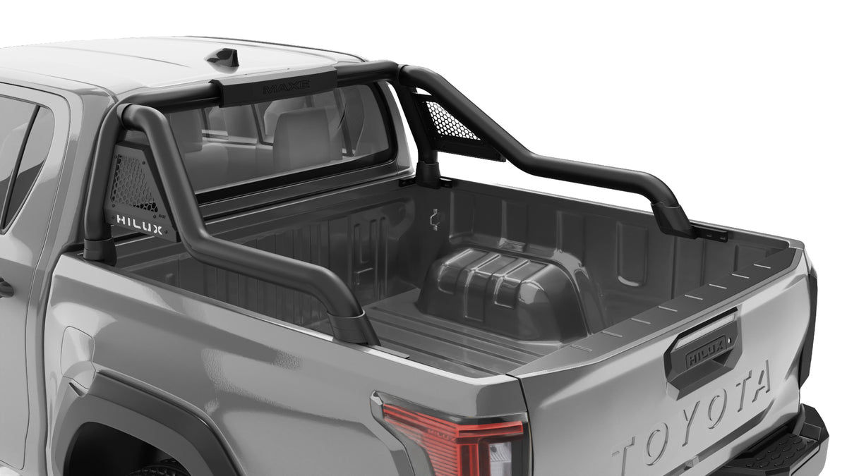 Toyota Hilux MY26 Black Long Leg Sports Bar
