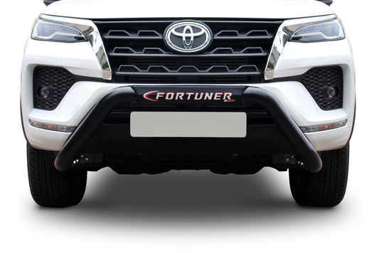 Toyota Fortuner GD6 2020 Matt Black Stainless Steel Nudge Bar ** NOT PDC compatible