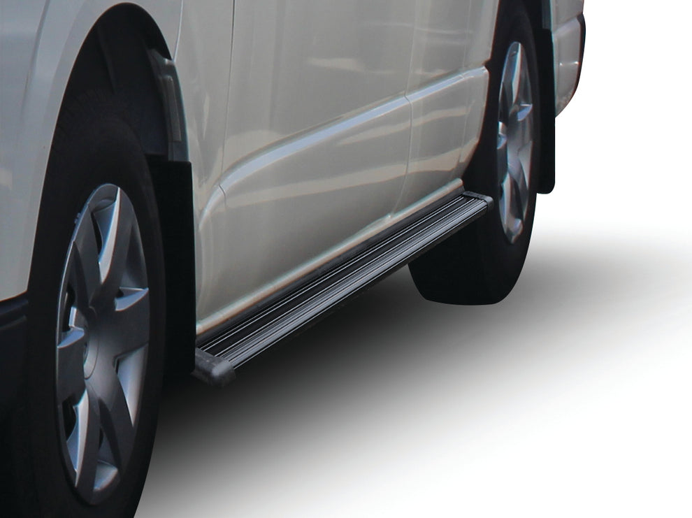 Toyota Hi-Ace Matt Black Aluminium Running Board  Right hand side only - not by the door