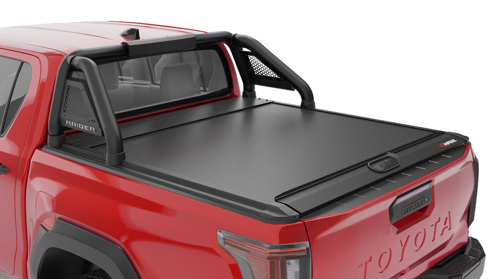 Toyota Raider MY26 Black Short Leg Sports Bar Rollatop Compatible