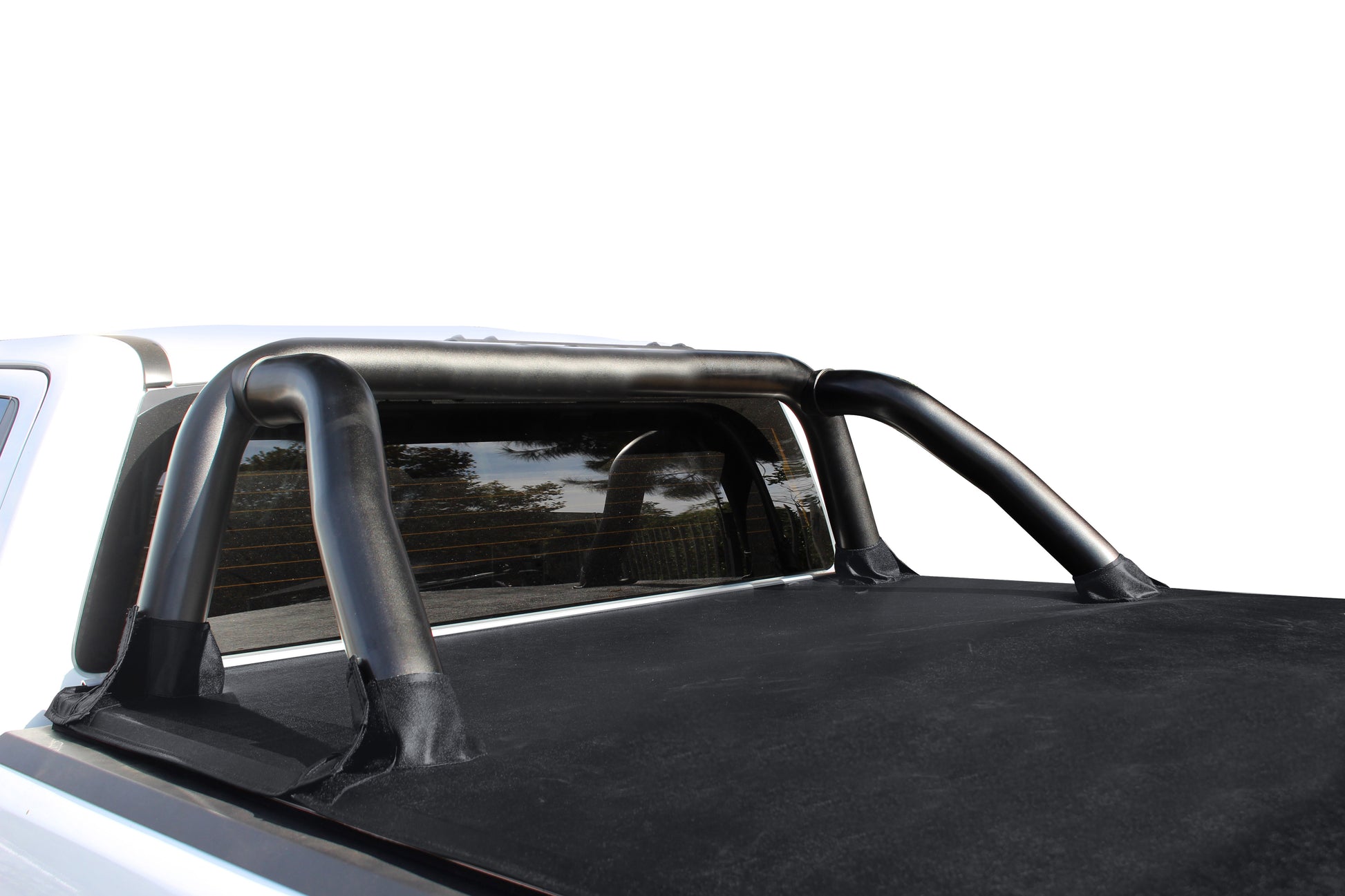 Volkswagen Amarok Next Gen 2023 S/Cab Black Stainless Steel Fleet Sportsbar (i.e., no side plates / tube) Base plate mount  