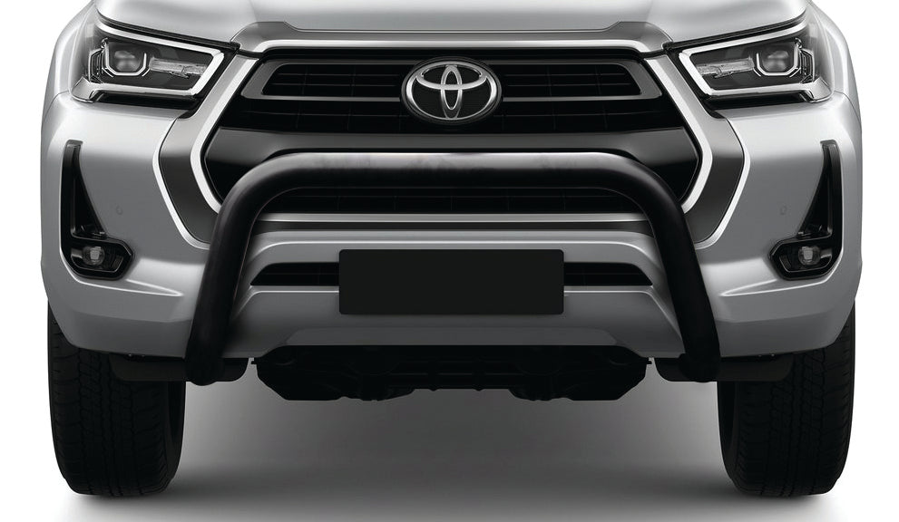Toyota Hilux GD6 2020 Matt Black Stainless Steel Fleet Nudge Bar