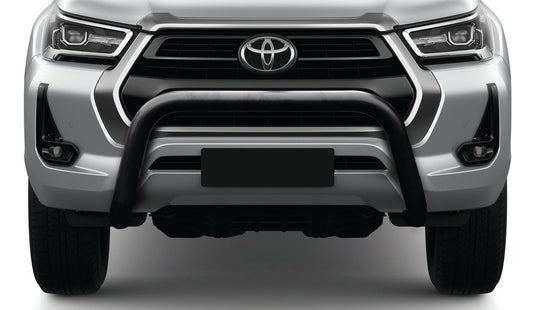Toyota Hilux GD6 2020 Matt Black Stainless Steel Fleet Nudge Bar