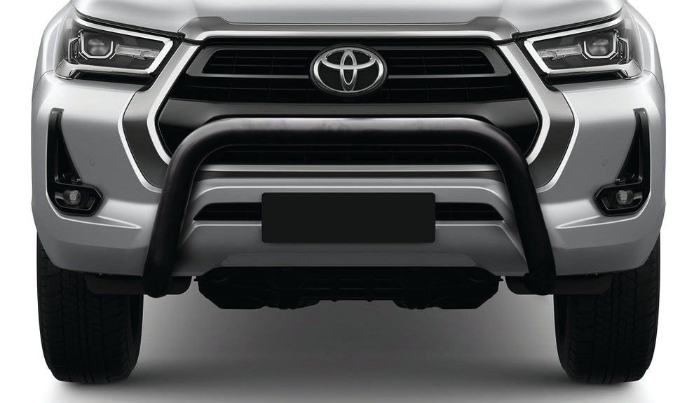 Toyota Hilux GD6 2020 Matt Black Stainless Steel Fleet Nudge Bar