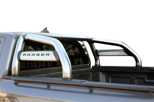 Ranger P703 D/Cab Sill Mount Oval Design Sports Bar Polished