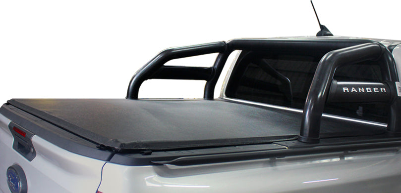 Ford Ranger 2022 Next Gen In-board double cab vinyl tonneau cover (compatible with sill mount sportsbar)