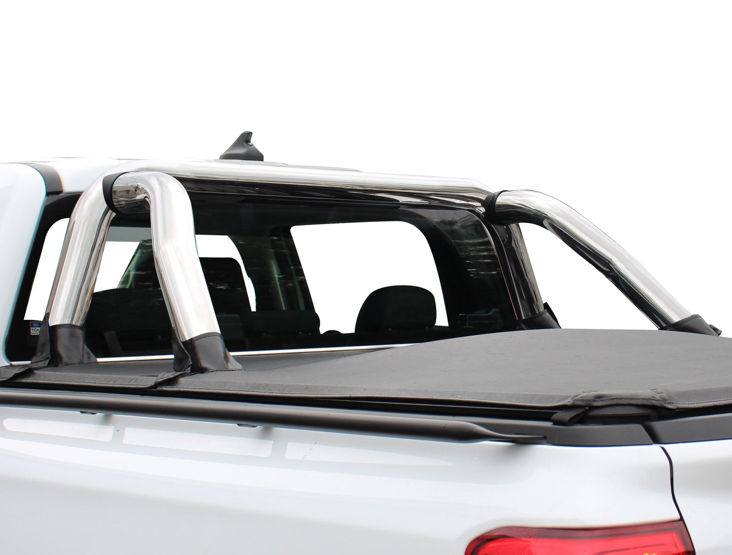 Ford Ranger P703 S/cab Polished Stainless Steel Fleet Sportsbar - Top Mount