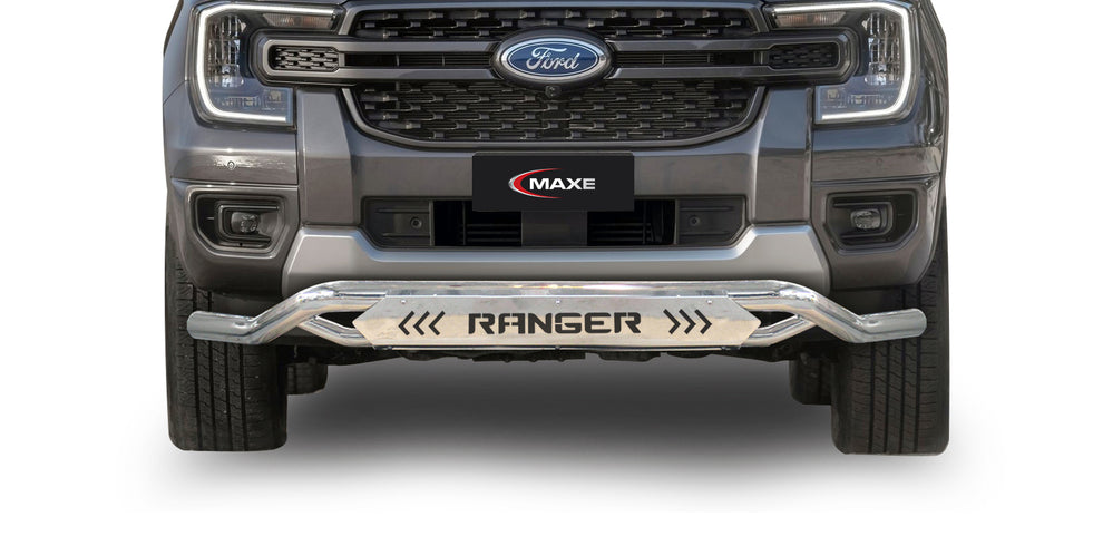 Ford Ranger Next Gen Polished Stainless Steel Front Styling Bar