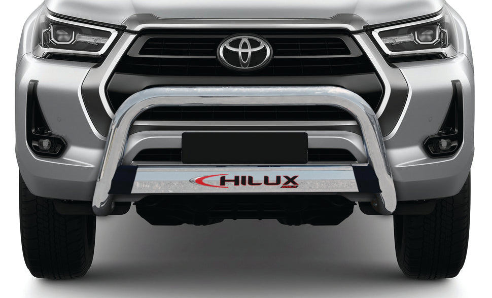 Toyota Hilux GD6 2020 Polished Stainless Steel Nudge Bar
